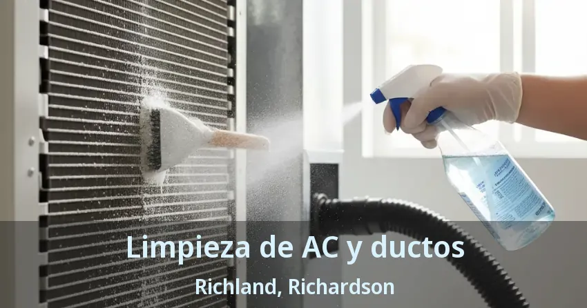 Limpieza de AC y ductos Richland, Richardson - TX Limpieza de AC y ductos Richland, Richardson - TX