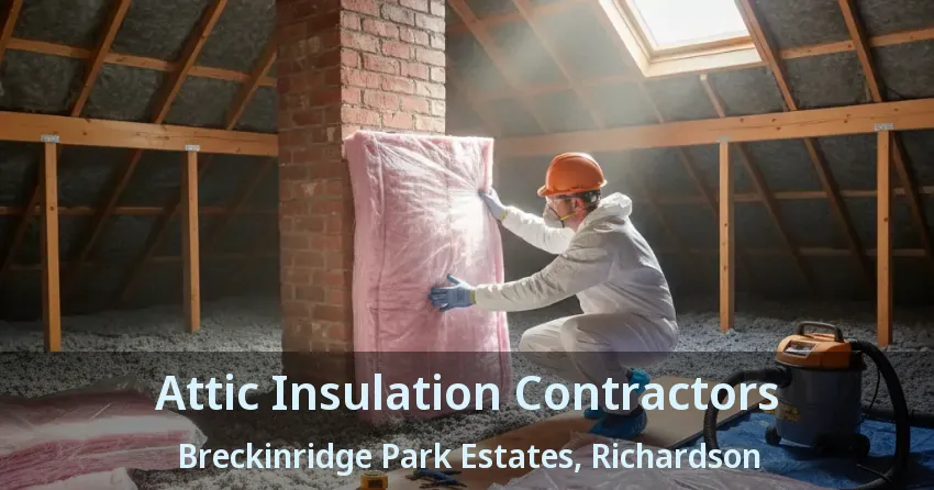 Attic Insulation Contractors Breckinridge Park Estates, Richardson - TX