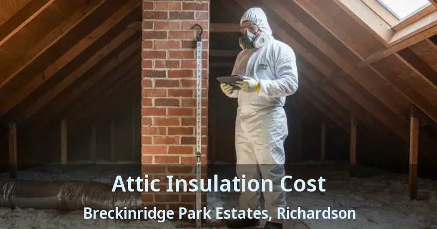 Attic Insulation Cost Breckinridge Park Estates, Richardson - TX