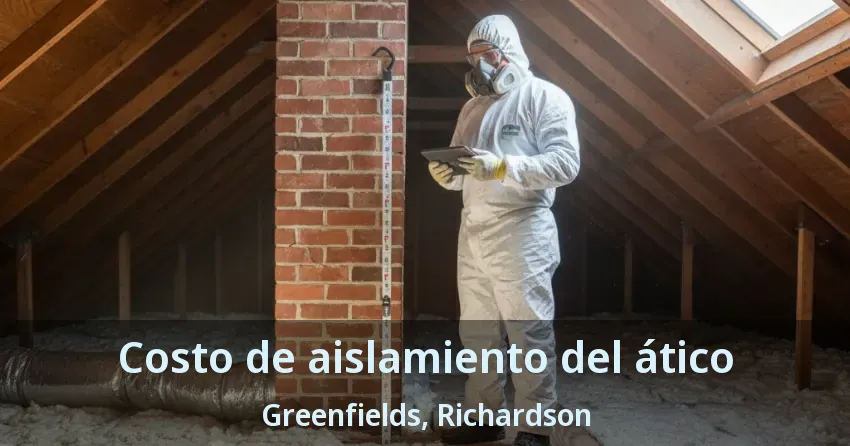 Costo de aislamiento del ático Greenfields, Richardson - TX
