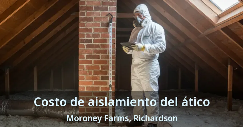 Costo de aislamiento del ático Moroney Farms, Richardson - TX