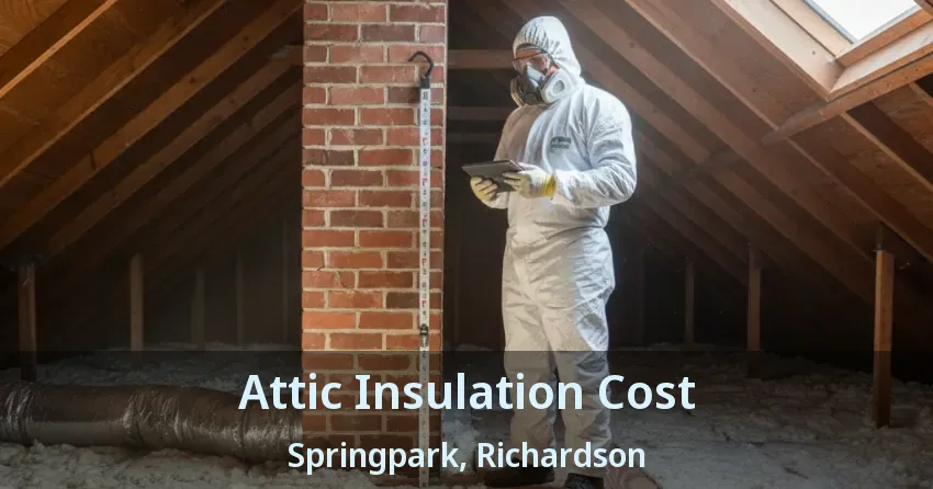 Attic Insulation Cost Springpark, Richardson - TX Attic Insulation Cost Springpark, Richardson - TX