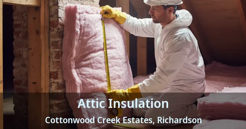 Attic Insulation Cottonwood Creek Estates, Richardson - TX Attic Insulation Cottonwood Creek Estates, Richardson - TX