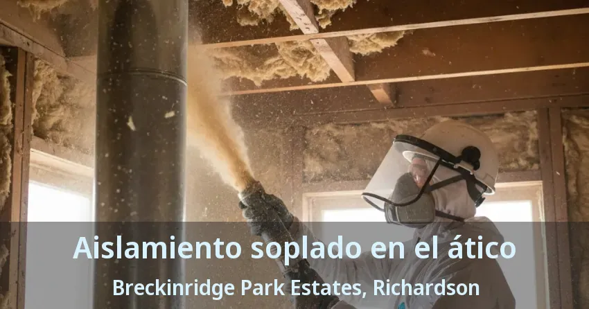 Aislamiento soplado en el ático Breckinridge Park Estates, Richardson - TX Aislamiento soplado en el ático Breckinridge Park Estates, Richardson - TX