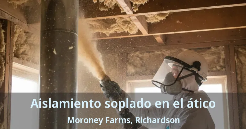 Aislamiento soplado en el ático Moroney Farms, Richardson - TX Aislamiento soplado en el ático Moroney Farms, Richardson - TX