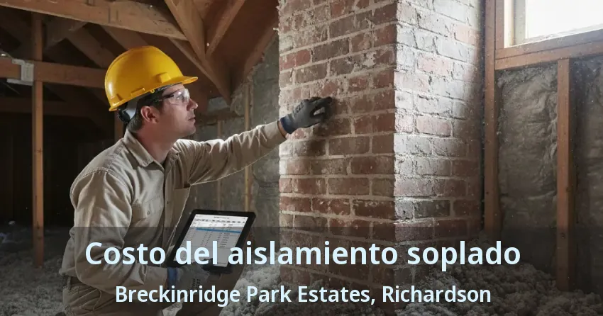 Costo del aislamiento soplado Breckinridge Park Estates, Richardson - TX Costo del aislamiento soplado Breckinridge Park Estates, Richardson - TX