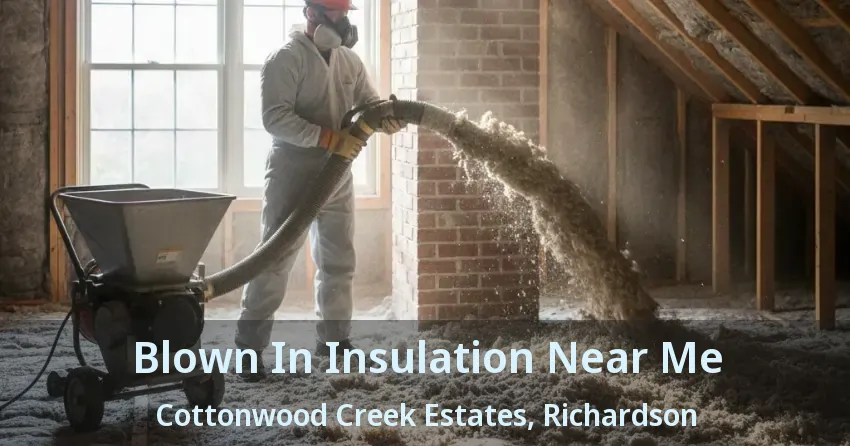 Blown In Insulation Near Me Cottonwood Creek Estates, Richardson - TX Blown In Insulation Near Me Cottonwood Creek Estates, Richardson - TX