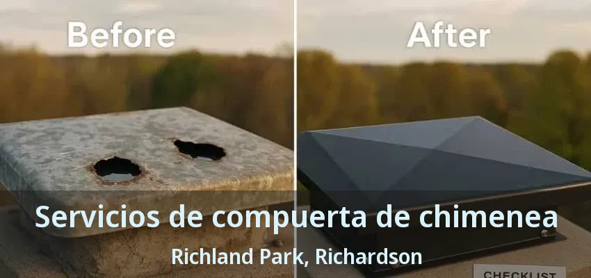 Servicios de compuerta de chimenea Richland Park, Richardson - TX Servicios de compuerta de chimenea Richland Park, Richardson - TX