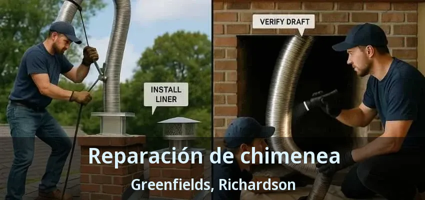 Reparación de chimenea Greenfields, Richardson - TX