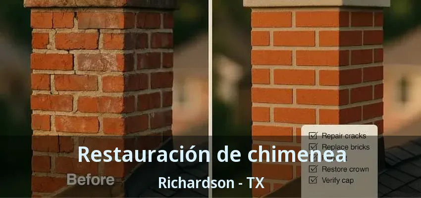 Restauración de chimenea Richardson - TX Restauración de chimenea Richardson - TX