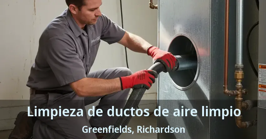 Limpieza de ductos de aire limpio Greenfields, Richardson - TX Limpieza de ductos de aire limpio Greenfields, Richardson - TX