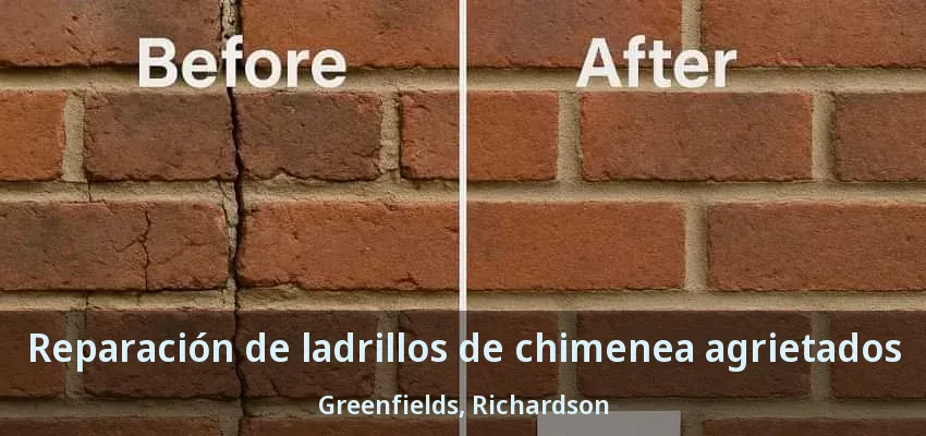 Reparación de ladrillos de chimenea agrietados Greenfields, Richardson - TX Reparación de ladrillos de chimenea agrietados Greenfields, Richardson - TX