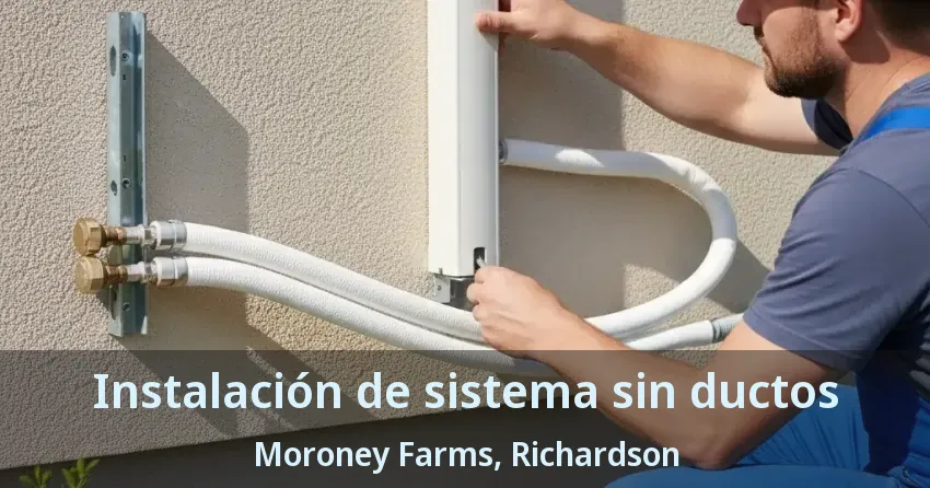 Instalación de sistema sin ductos Moroney Farms, Richardson - TX Instalación de sistema sin ductos Moroney Farms, Richardson - TX