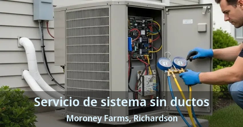 Servicio de sistema sin ductos Moroney Farms, Richardson - TX