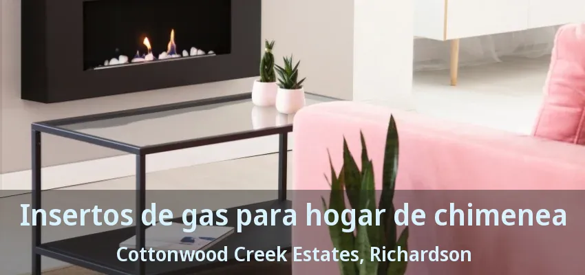 Insertos de gas para hogar de chimenea Cottonwood Creek Estates, Richardson - TX Insertos de gas para hogar de chimenea Cottonwood Creek Estates, Richardson - TX
