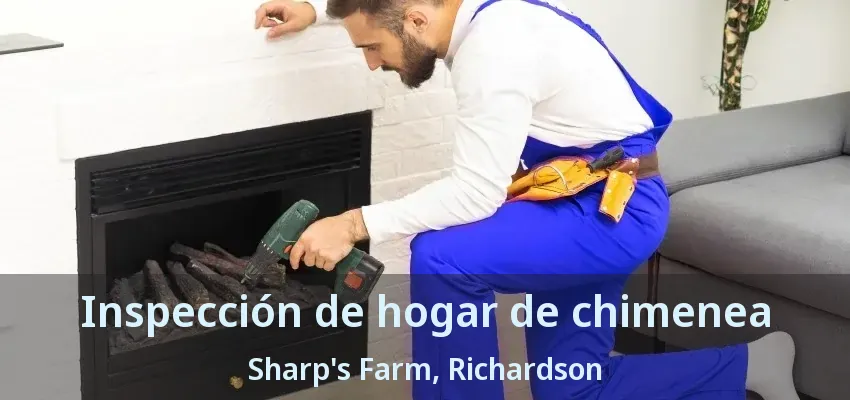 Inspección de hogar de chimenea Sharp's Farm, Richardson - TX
