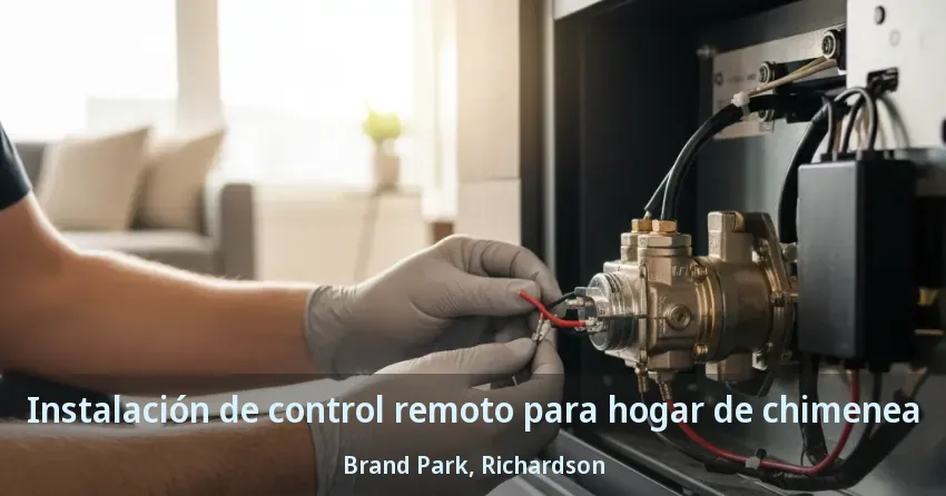 Instalación de control remoto para hogar de chimenea Brand Park, Richardson - TX Instalación de control remoto para hogar de chimenea Brand Park, Richardson - TX
