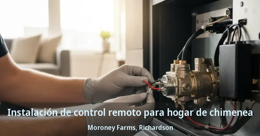 Instalación de control remoto para hogar de chimenea Moroney Farms, Richardson - TX Instalación de control remoto para hogar de chimenea Moroney Farms, Richardson - TX