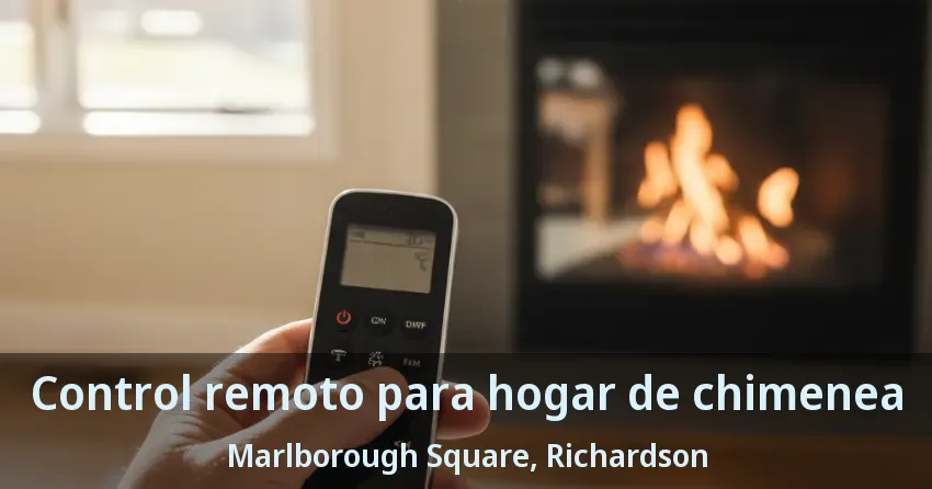 Control remoto para hogar de chimenea Marlborough Square, Richardson - TX Control remoto para hogar de chimenea Marlborough Square, Richardson - TX