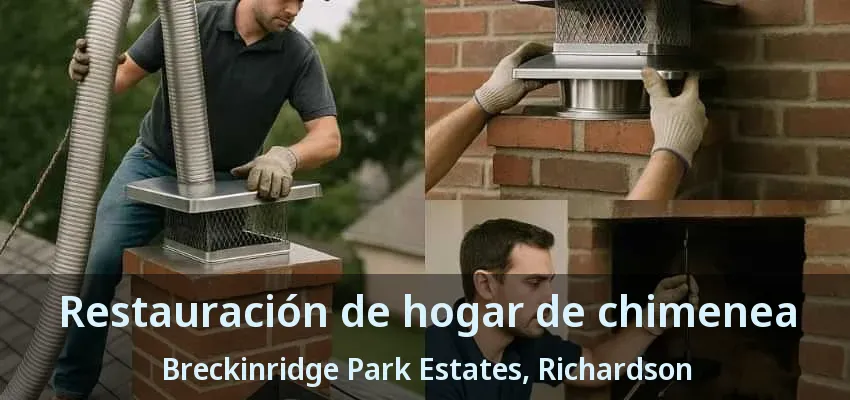 Restauración de hogar de chimenea Breckinridge Park Estates, Richardson - TX