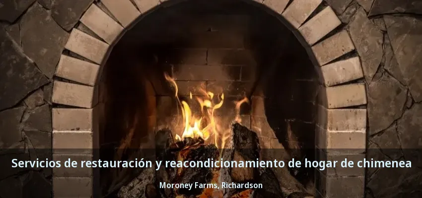 Servicios de restauración y reacondicionamiento de hogar de chimenea Moroney Farms, Richardson - TX Servicios de restauración y reacondicionamiento de hogar de chimenea Moroney Farms, Richardson - TX