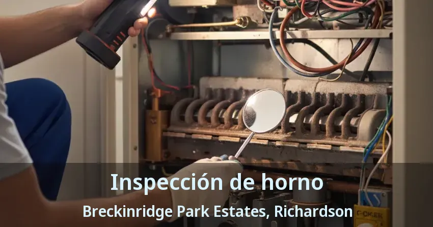 Inspección de horno Breckinridge Park Estates, Richardson - TX Inspección de horno Breckinridge Park Estates, Richardson - TX