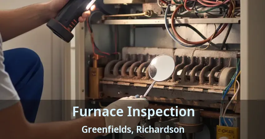 Furnace Inspection Greenfields, Richardson - TX Furnace Inspection Greenfields, Richardson - TX