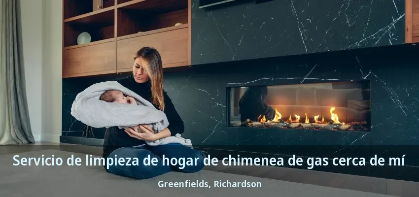Servicio de limpieza de hogar de chimenea de gas cerca de mí Greenfields, Richardson - TX