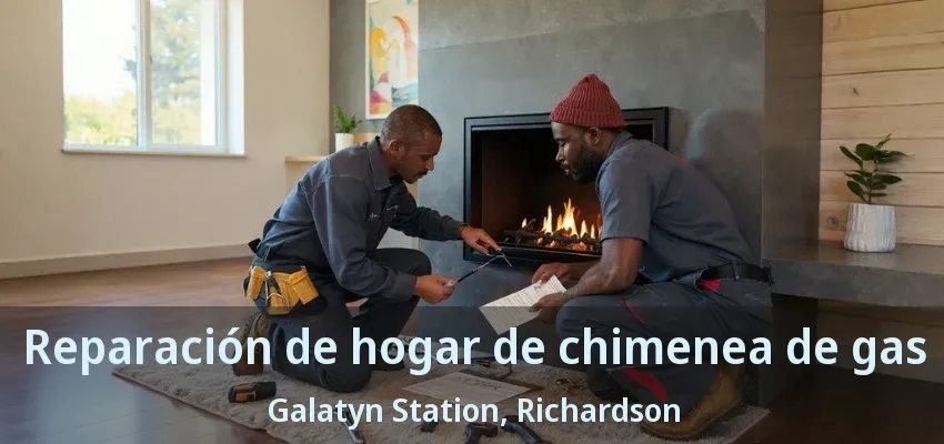 Reparación de hogar de chimenea de gas Galatyn Station, Richardson - TX