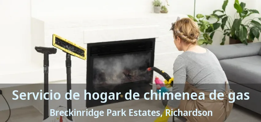 Servicio de hogar de chimenea de gas Breckinridge Park Estates, Richardson - TX