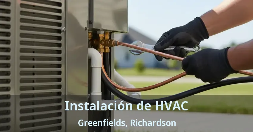 Instalación de HVAC Greenfields, Richardson - TX Instalación de HVAC Greenfields, Richardson - TX