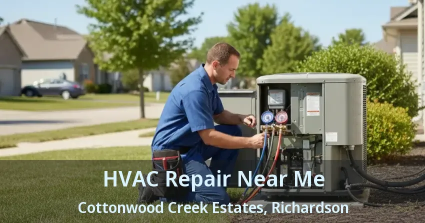 HVAC Repair Near Me Cottonwood Creek Estates, Richardson - TX HVAC Repair Near Me Cottonwood Creek Estates, Richardson - TX