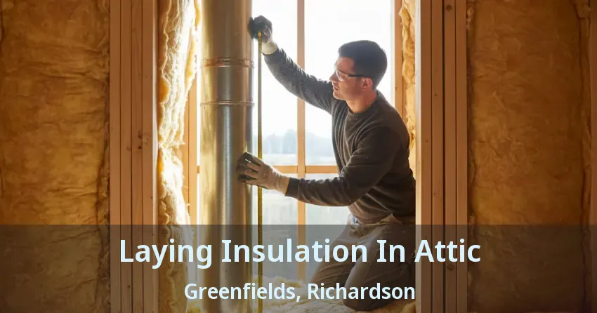 Laying Insulation In Attic Greenfields, Richardson - TX Laying Insulation In Attic Greenfields, Richardson - TX