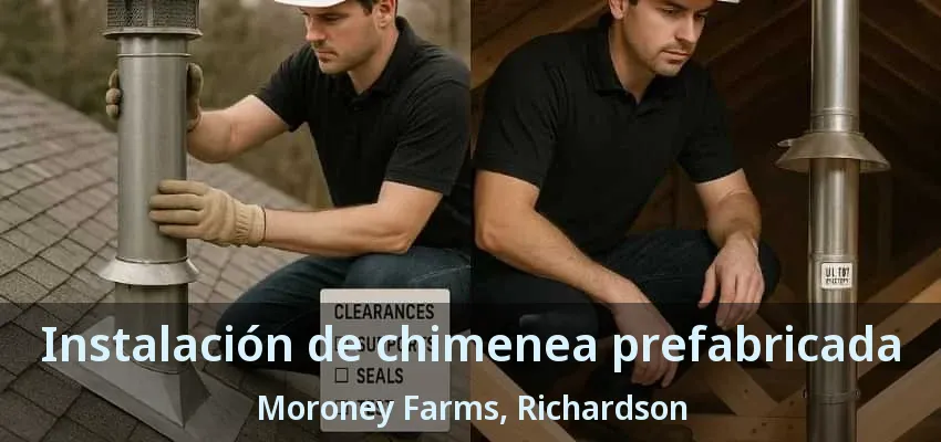 Instalación de chimenea prefabricada Moroney Farms, Richardson - TX Instalación de chimenea prefabricada Moroney Farms, Richardson - TX
