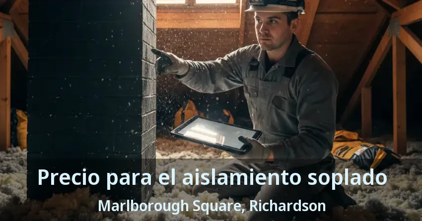 Precio para el aislamiento soplado Marlborough Square, Richardson - TX