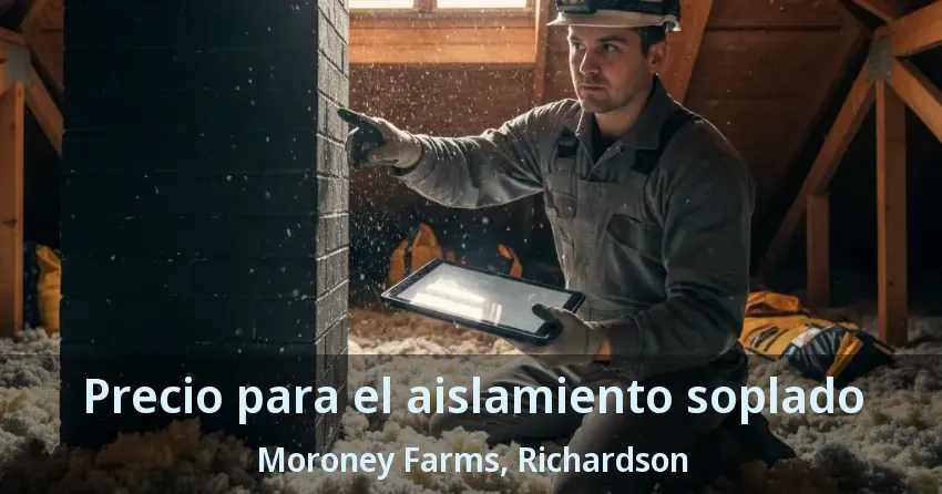 Precio para el aislamiento soplado Moroney Farms, Richardson - TX Precio para el aislamiento soplado Moroney Farms, Richardson - TX